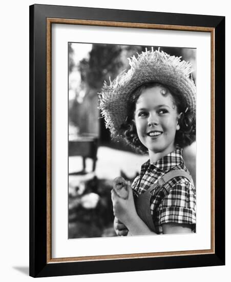 Rebecca of Sunnybrook Farm, Shirley Temple, 1938-null-Framed Photo