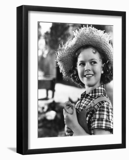 Rebecca of Sunnybrook Farm, Shirley Temple, 1938-null-Framed Photo