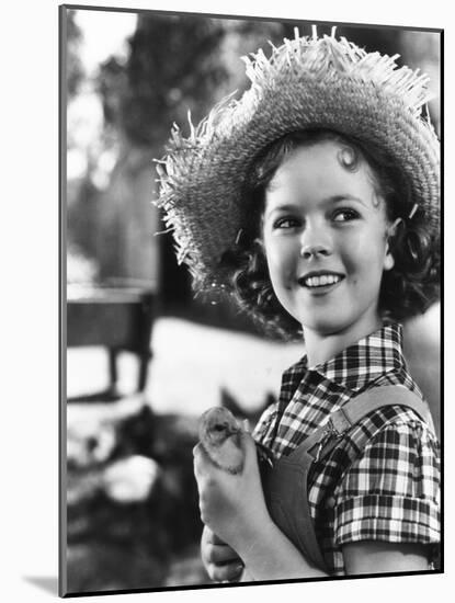 Rebecca of Sunnybrook Farm, Shirley Temple, 1938-null-Mounted Photo