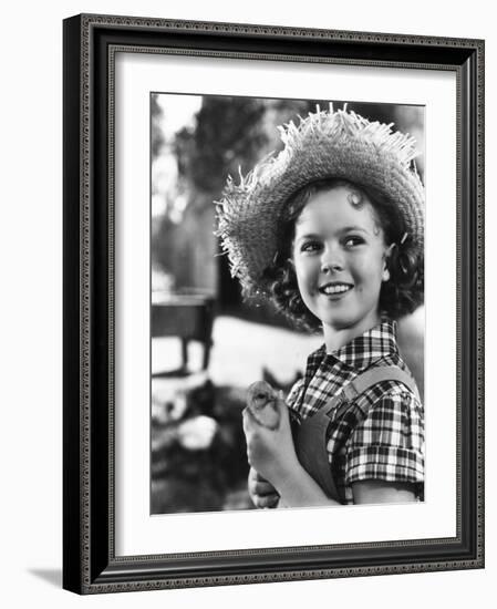 Rebecca of Sunnybrook Farm, Shirley Temple, 1938-null-Framed Photo