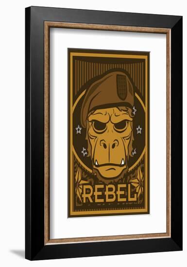 Rebel Planet of the Apes-null-Framed Art Print