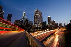 Busy Los Angeles at Night-rebelml-Photographic Print