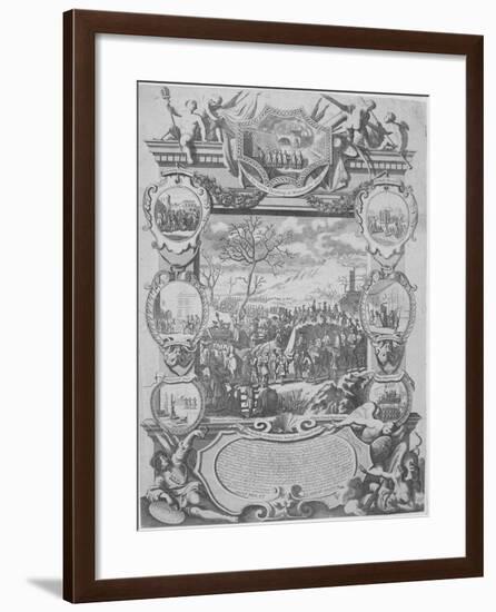 Rebels Captured During the Jacobite Rebellion Being Brought Imprisoned to London, 1715-H Terasson-Framed Giclee Print