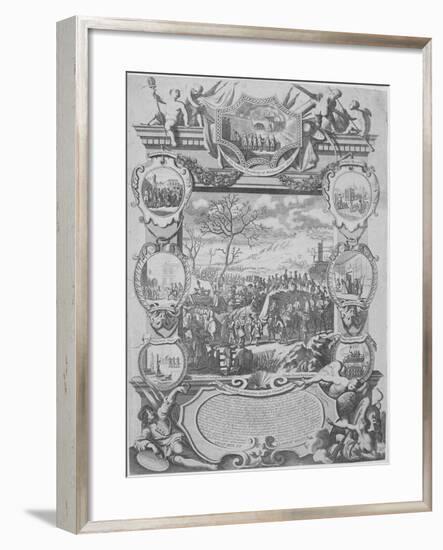 Rebels Captured During the Jacobite Rebellion Being Brought Imprisoned to London, 1715-H Terasson-Framed Giclee Print