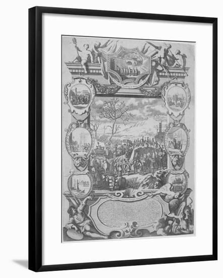 Rebels Captured During the Jacobite Rebellion Being Brought Imprisoned to London, 1715-H Terasson-Framed Giclee Print