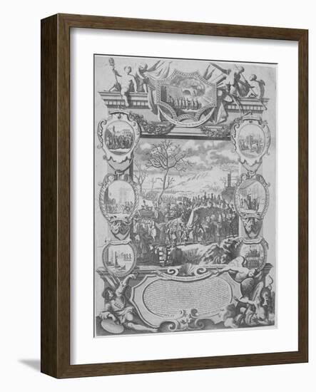 Rebels Captured During the Jacobite Rebellion Being Brought Imprisoned to London, 1715-H Terasson-Framed Giclee Print