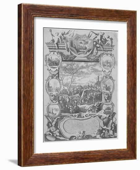 Rebels Captured During the Jacobite Rebellion Being Brought Imprisoned to London, 1715-H Terasson-Framed Giclee Print