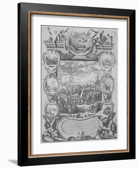 Rebels Captured During the Jacobite Rebellion Being Brought Imprisoned to London, 1715-H Terasson-Framed Giclee Print