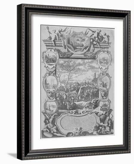 Rebels Captured During the Jacobite Rebellion Being Brought Imprisoned to London, 1715-H Terasson-Framed Giclee Print