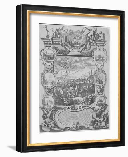 Rebels Captured During the Jacobite Rebellion Being Brought Imprisoned to London, 1715-H Terasson-Framed Giclee Print