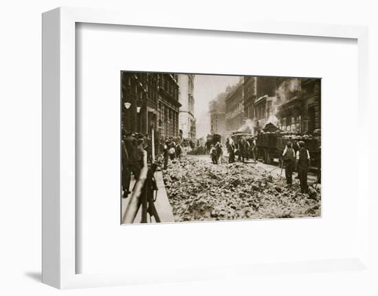 Rebuilding and modernising roads, 20th century-Unknown-Framed Photographic Print