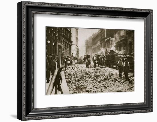 Rebuilding and modernising roads, 20th century-Unknown-Framed Photographic Print