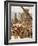 Rebuilding the Wall of Jerusalem under Nehemiah-William Brassey Hole-Framed Giclee Print