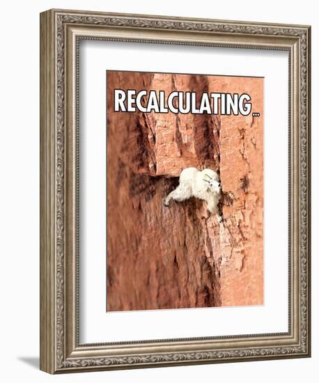 Recalculating-Noble Works-Framed Premium Giclee Print