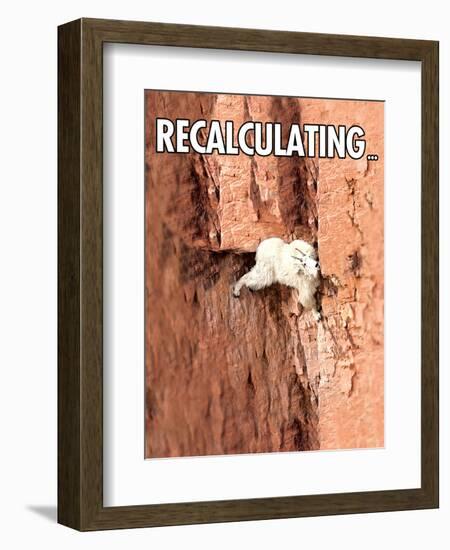 Recalculating-Noble Works-Framed Premium Giclee Print