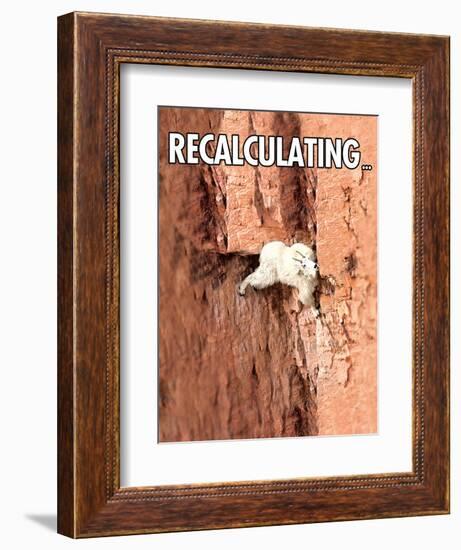 Recalculating-Noble Works-Framed Premium Giclee Print