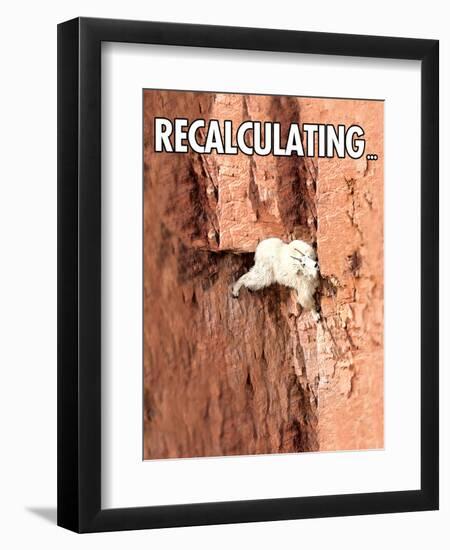 Recalculating-Noble Works-Framed Premium Giclee Print