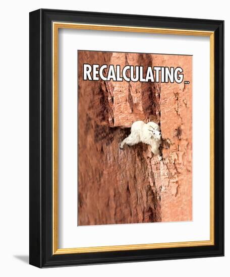 Recalculating-Noble Works-Framed Premium Giclee Print