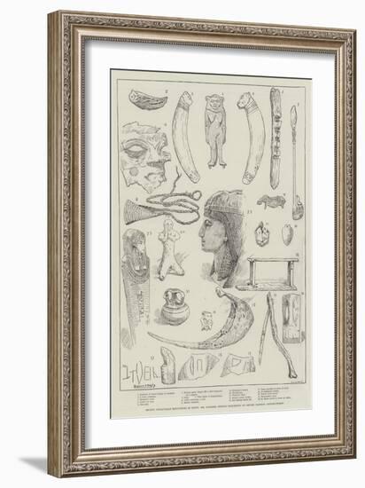 Recent Antiquarian Discoveries in Egypt-Norman Hardy-Framed Giclee Print