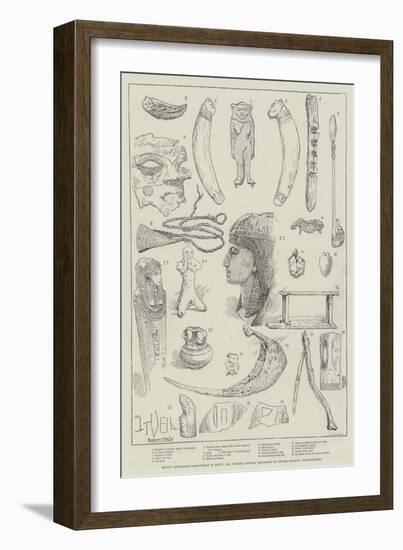 Recent Antiquarian Discoveries in Egypt-Norman Hardy-Framed Giclee Print