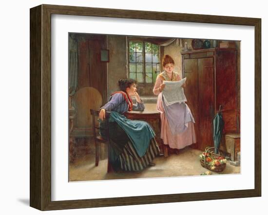 Recent News-Haynes King-Framed Giclee Print