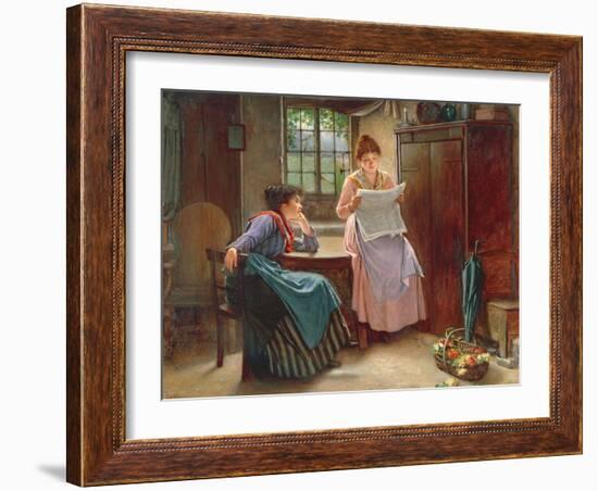 Recent News-Haynes King-Framed Giclee Print