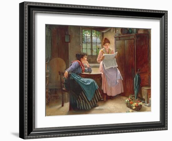 Recent News-Haynes King-Framed Giclee Print