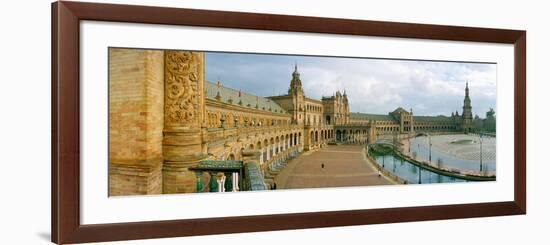 Recently Restored Palace, Plaza De Espana, Seville, Andalusia, Spain-null-Framed Photographic Print