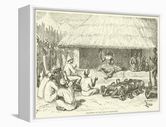 Reception by the King of Makoloko-null-Framed Premier Image Canvas