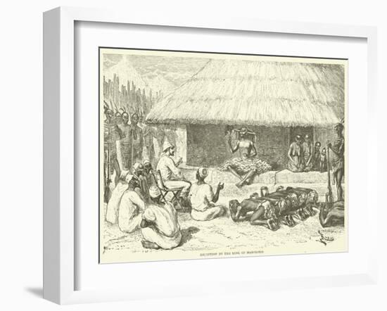 Reception by the King of Makoloko-null-Framed Giclee Print