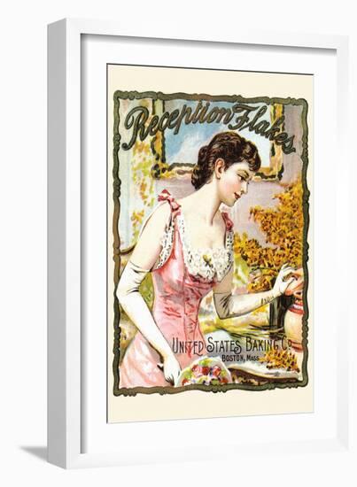 Reception Flakes-J. Ottmann Lith Co.-Framed Art Print