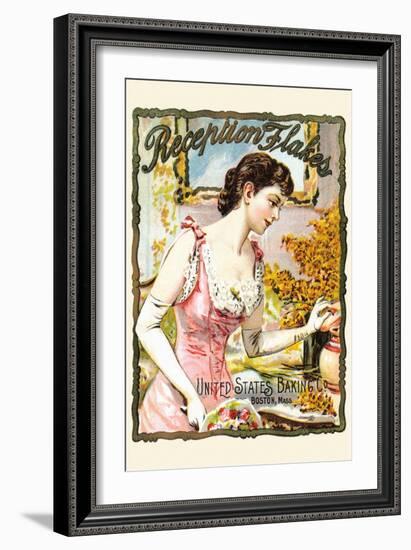 Reception Flakes-J. Ottmann Lith Co.-Framed Art Print