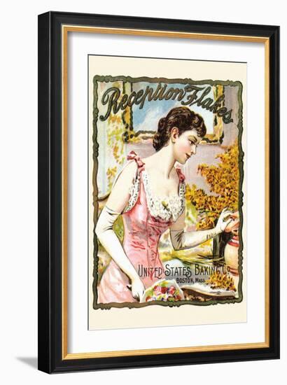 Reception Flakes-J. Ottmann Lith Co.-Framed Art Print