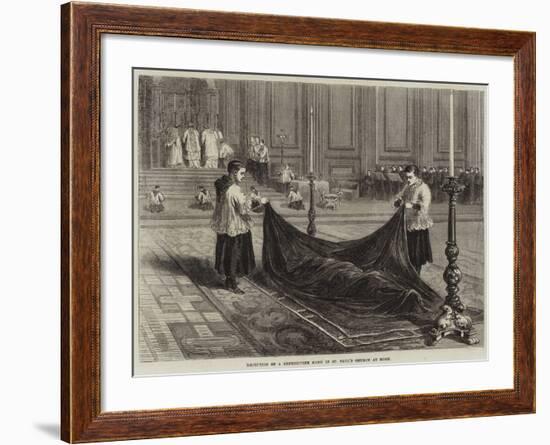 Reception of a Benedictine Monk in St Paul's Church at Rome-null-Framed Giclee Print