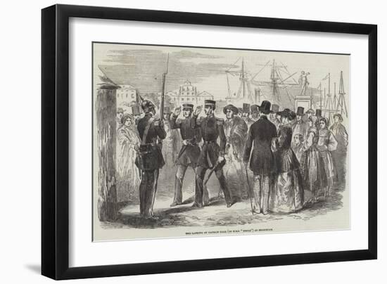 Reception of Captain Hall at Stockholm-null-Framed Giclee Print