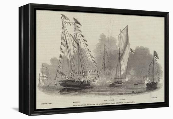 Reception of Her Majesty by the Royal Yacht Squadron-Nicholas Matthews Condy-Framed Premier Image Canvas