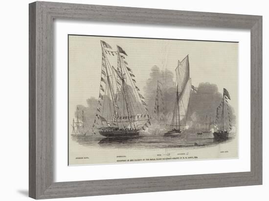 Reception of Her Majesty by the Royal Yacht Squadron-Nicholas Matthews Condy-Framed Giclee Print