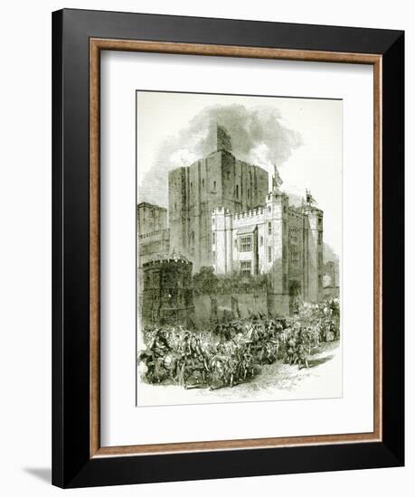 Reception of Queen Elizabeth at Kenilworth Castle-null-Framed Giclee Print