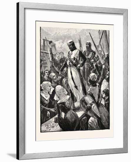 Reception of Richard on His Return from the Continent-null-Framed Giclee Print