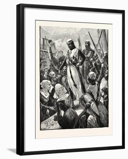 Reception of Richard on His Return from the Continent-null-Framed Giclee Print