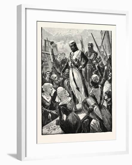 Reception of Richard on His Return from the Continent-null-Framed Giclee Print