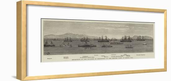 Reception of the Duchess of Edinburgh by the British Fleet at Besika Bay-null-Framed Giclee Print