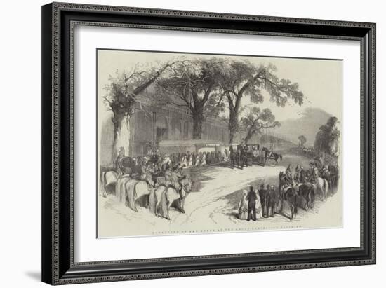 Reception of the Queen at Great Exhibition Building-null-Framed Giclee Print