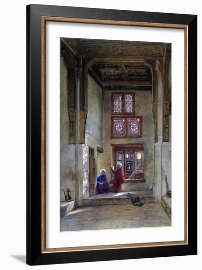 Reception Room, Memlook Radnau Bey's House, Cairo, 1873-Frank Dillon-Framed Giclee Print