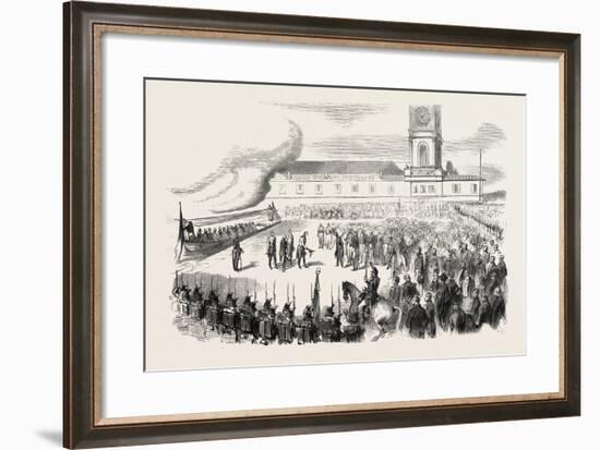 Reception S.A.I. and R. Grand Duke Maximilian of Austria, in the Port of Toulon, on 29 August 1855.-null-Framed Giclee Print