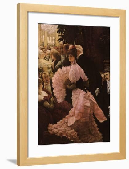 Reception-James Tissot-Framed Art Print