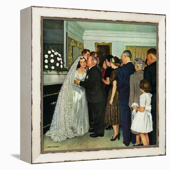 "Receptions Line", June 16, 1951-John Falter-Framed Premier Image Canvas