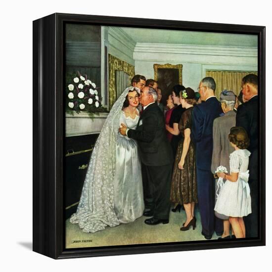 "Receptions Line", June 16, 1951-John Falter-Framed Premier Image Canvas