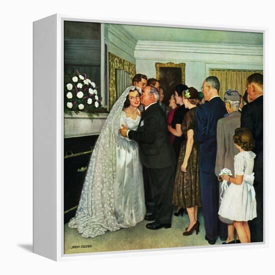 "Receptions Line", June 16, 1951-John Falter-Framed Premier Image Canvas