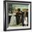 "Receptions Line", June 16, 1951-John Falter-Framed Giclee Print